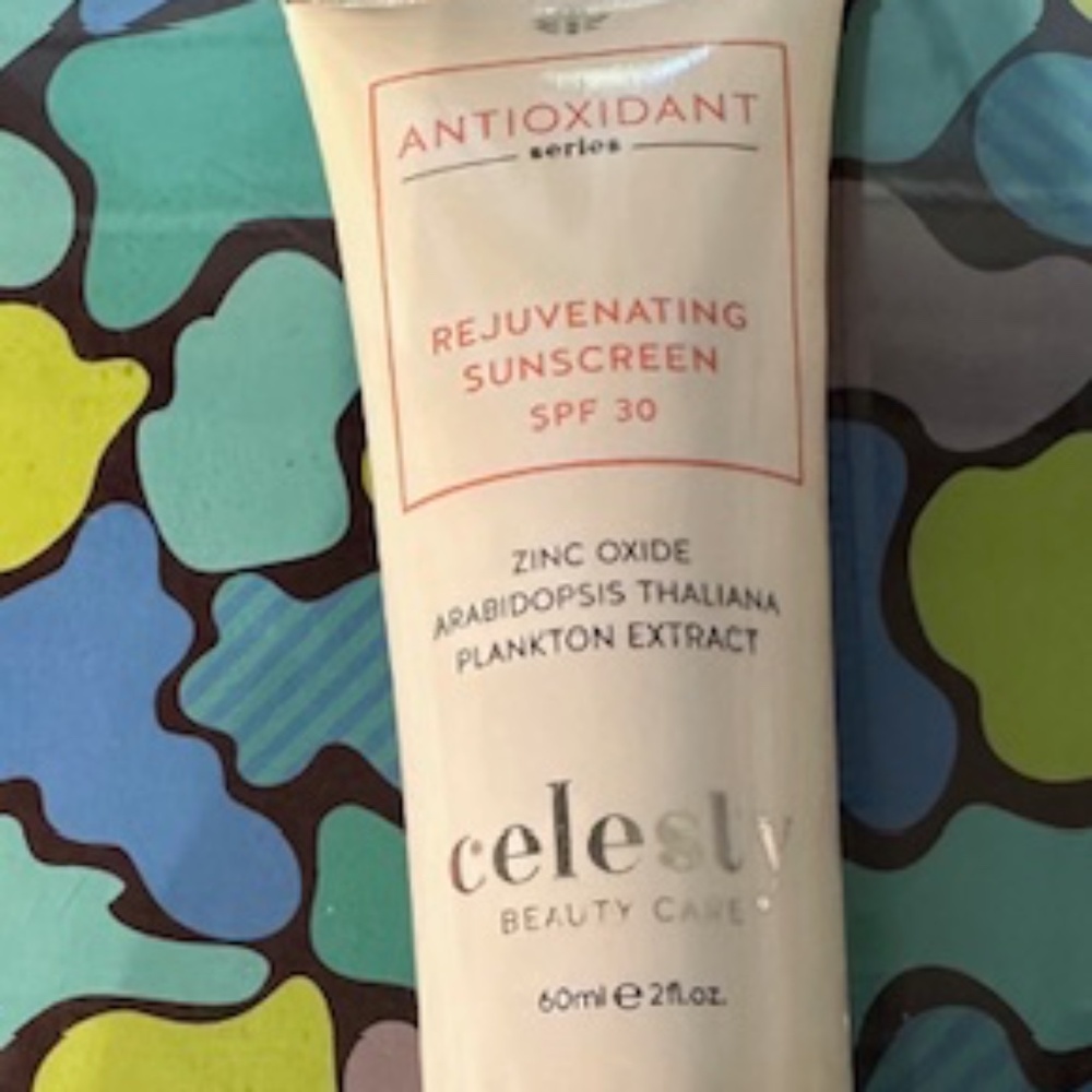 Celesty Antioxidant Series; Rejuvenating Sunscreen SPF 30, New In Box